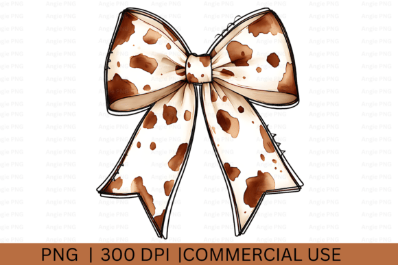 Cow Coquette Bow, Country Girl PNG