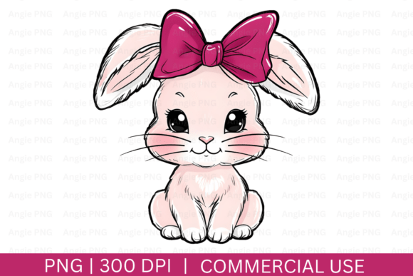 Watercolor Easter Bunny PNG Review